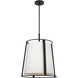 Drew & Jonathan Cortes 2 Light 18 inch Midnight Black Hanging Shade Ceiling Light, Large