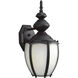 Roman Coach 1 Light 15 inch Black Outdoor Wall Lantern