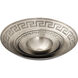 Greek Key 13 X 3.25 inch Bowl in Antique Nickel