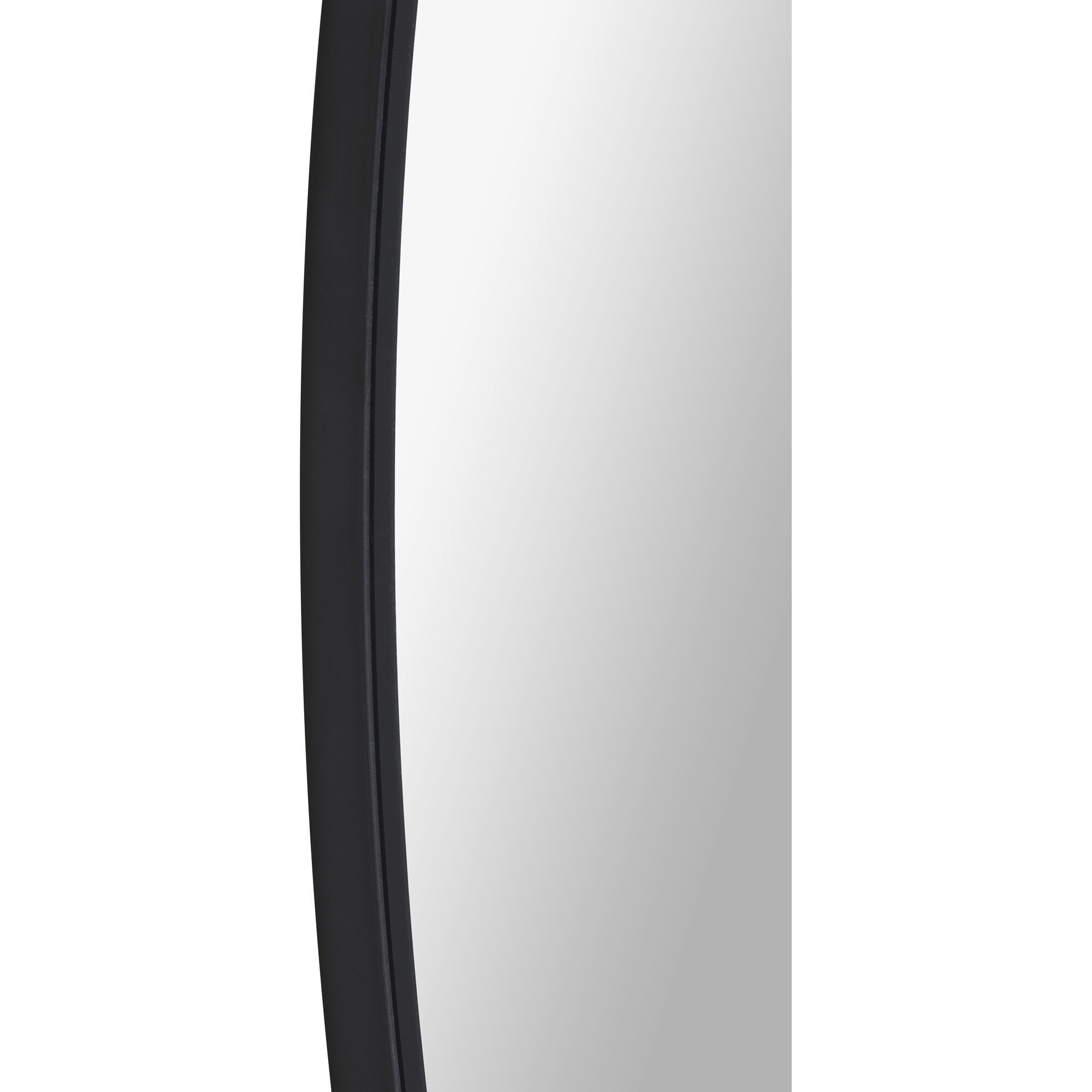 Sami 48 X 48 inch Matte Black and Clear Mirror