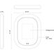 Float 37.13 X 28.75 inch White Wall Mirror