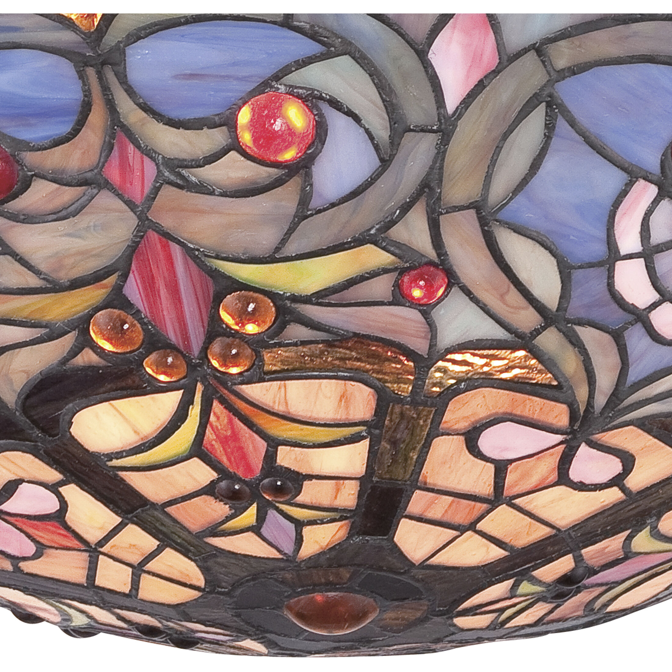 Carroll 2 Light 17 inch Vintage Bronze Flush Mount Ceiling Light, Naturals