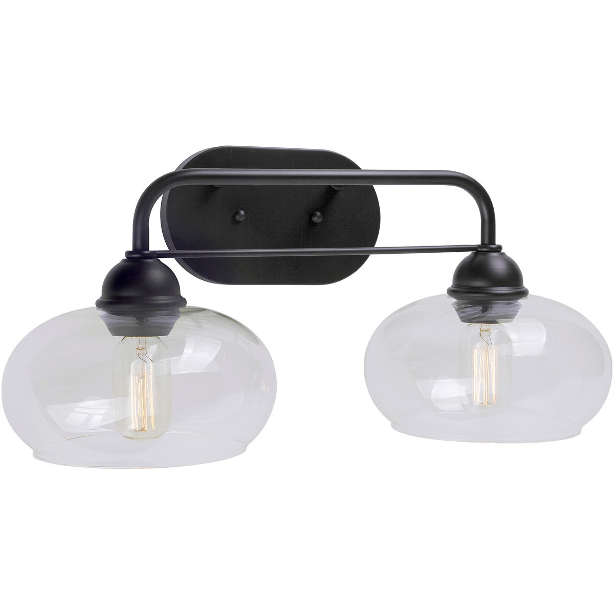 Cameron 2 Light 20 inch Black Vanity Light Wall Light