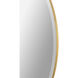 Thallo 48 X 48 inch Gold Leaf Wall Mirror