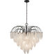 Alessia 19 Light 28.5 inch Black and White Chandelier Ceiling Light