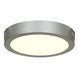 Strike 2.0 LED 10 inch Silver Flush Mount Ceiling Light