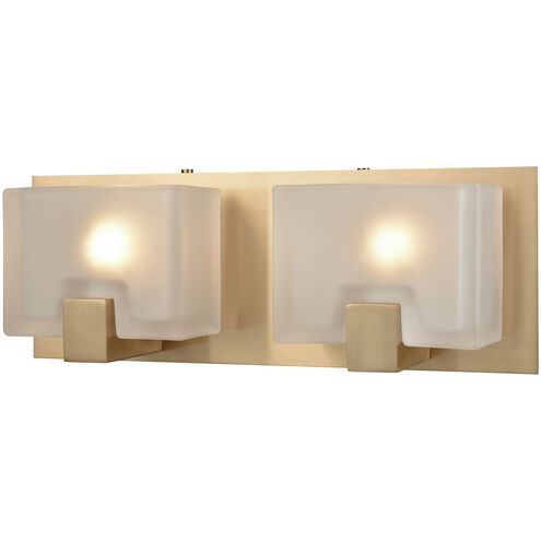 Ridgecrest 2 Light 14 inch Satin Brass Vanity Light Wall Light