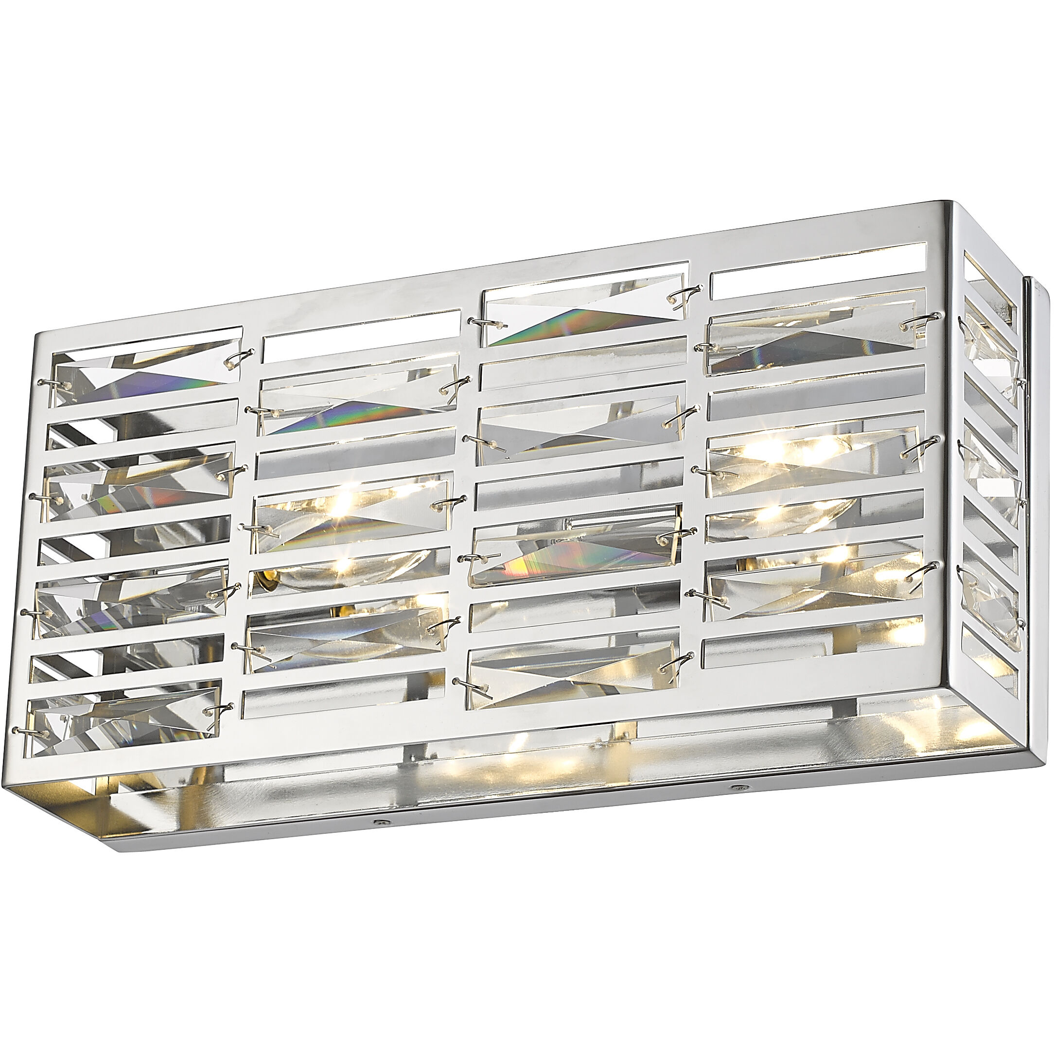 Cronise 2 Light 16.25 inch Chrome Vanity Wall Light