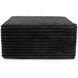 Shar Pei Universal 18 inch Black Ottoman