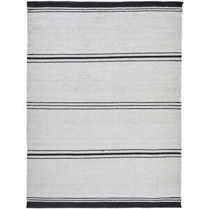Alice 87 X 63 inch Ivory and Black Rug, 5’3" x 7’3" ft