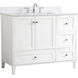 Sommerville 42 X 22 X 34 inch White Vanity Sink Set