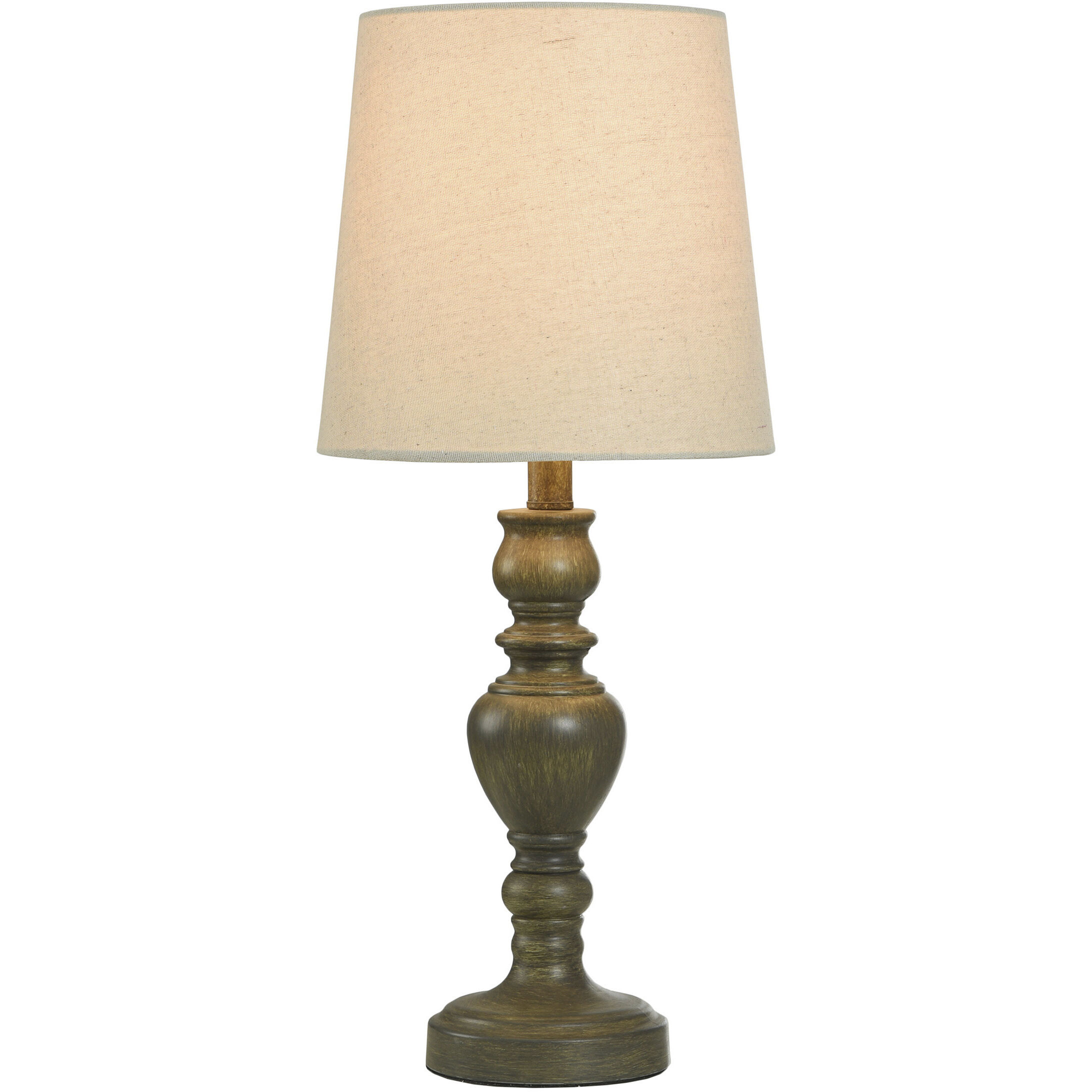 Willow Hollow 22.5 inch 60.00 watt Rustic Walnut and Heathered Oatmeal Table Lamp Portable Light