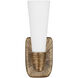 Bonaz 1 Light 4.88 inch Antique Brass Bath Wall Sconce Wall Light