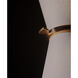 Gable 2 Light 6.5 inch Antique Natural Brass Wall Sconce Wall Light in Oyster