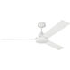 Jovie 58 58 inch Matte White Indoor/Outdoor Ceiling Fan