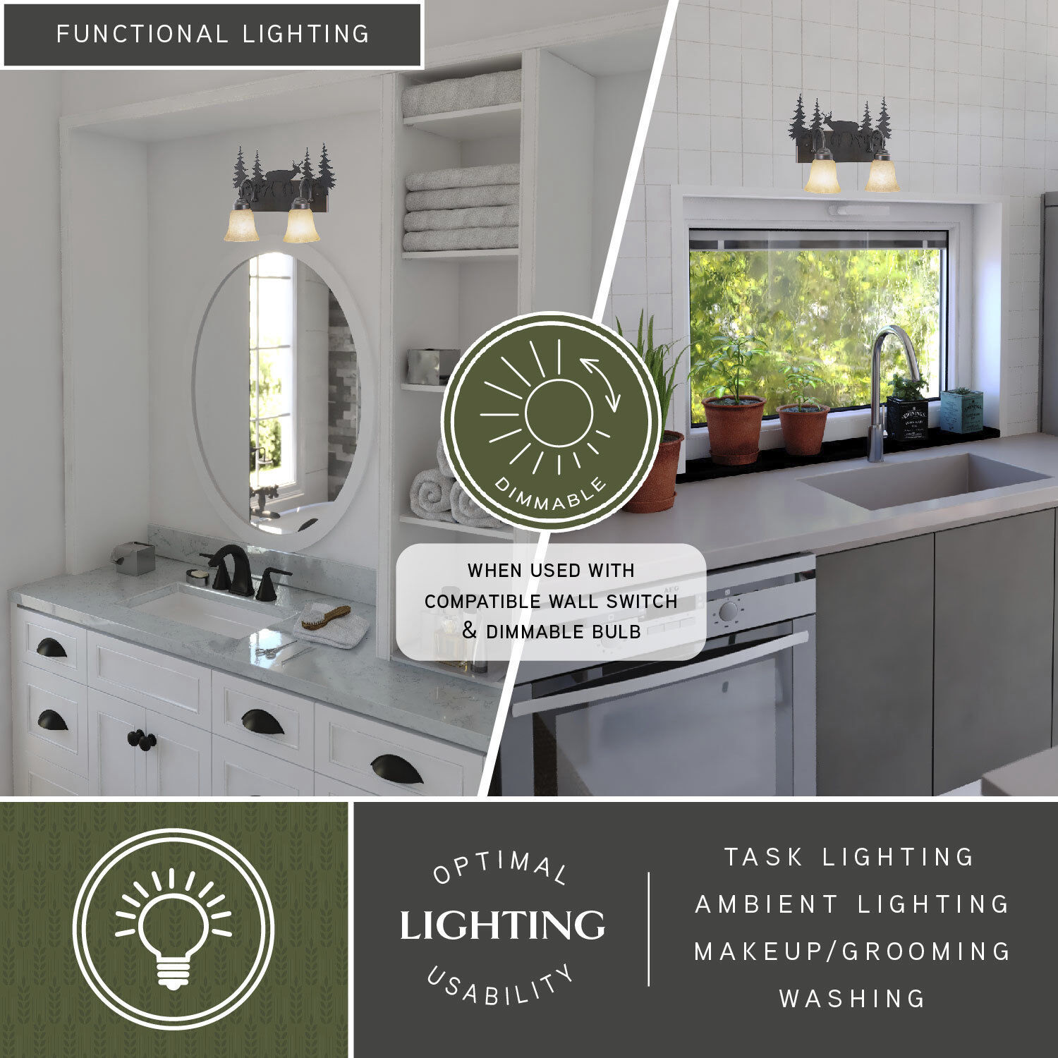 Bryce LED 16.75 inch Burnished Bronze Bathroom Light Wall Light