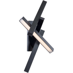 Chaos LED 13 inch Black Wall Sconce Wall Light