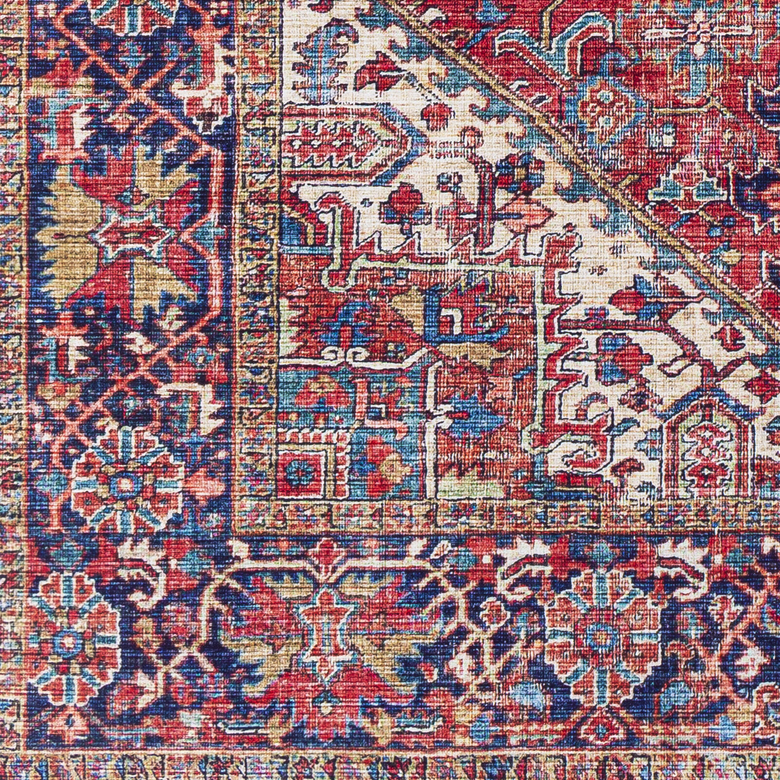 Iris 114 X 90 inch Brick Rug in 8 x 10, Rectangle