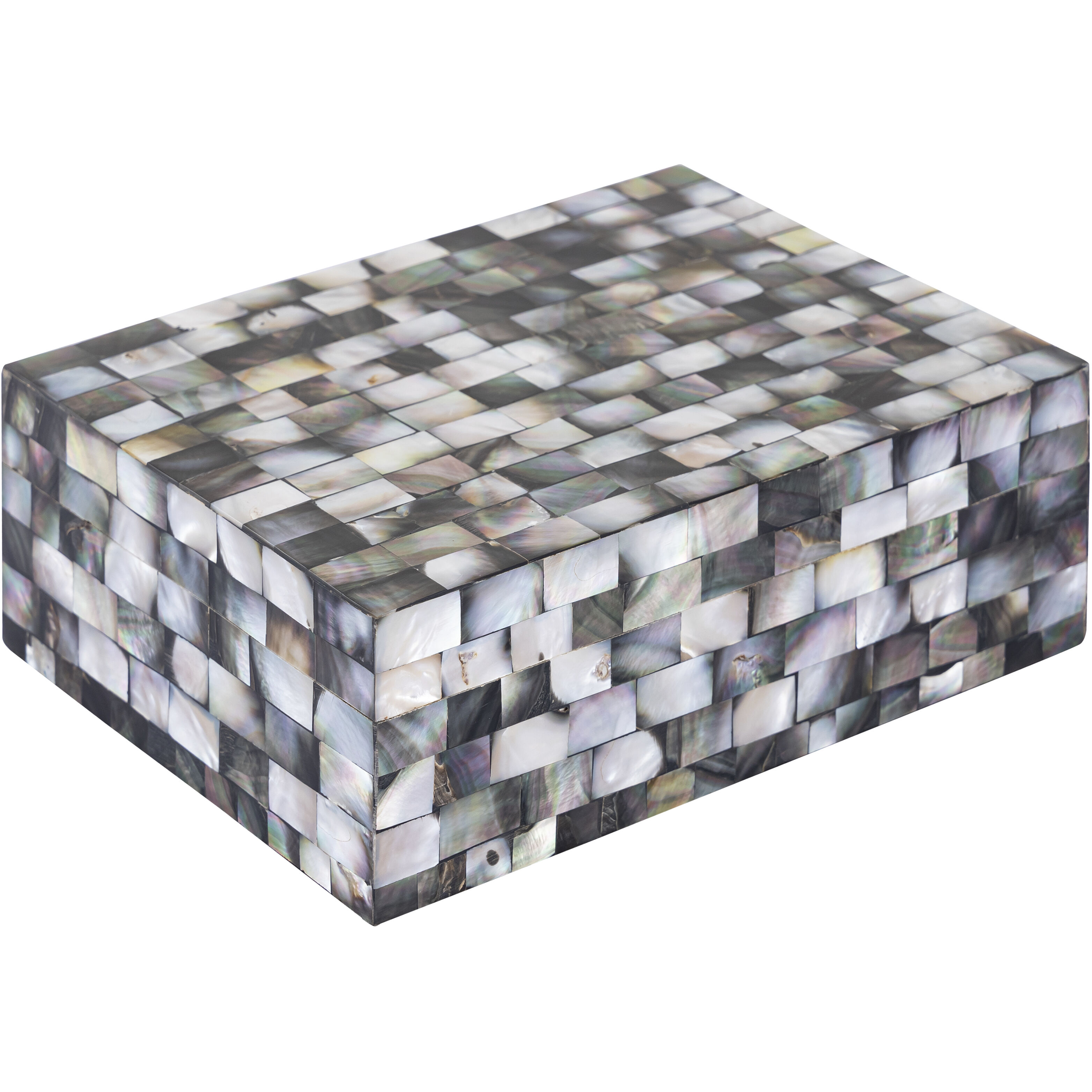 Keshi 8.5 X 6.5 inch Mother Of Pearl Box, Set of 2