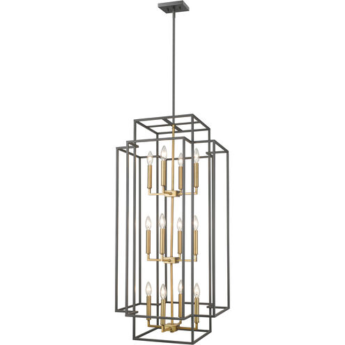 Titania 12 Light 20 inch Bronze and Olde Brass Chandelier Ceiling Light