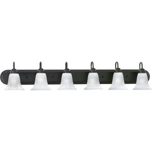 Homestead 6 Light 48 inch Painted Bronze Vanity Light Wall Light