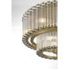 Glasbury 9 Light 23.75 inch Gold Flush Mount Ceiling Light