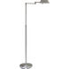 Pinnacle 36 inch 50 watt Satin Nickel Floor Lamp Portable Light in 1