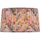 Wildflower Magenta and Green and Blue 18 inch Tapered Lamp Shade, Large