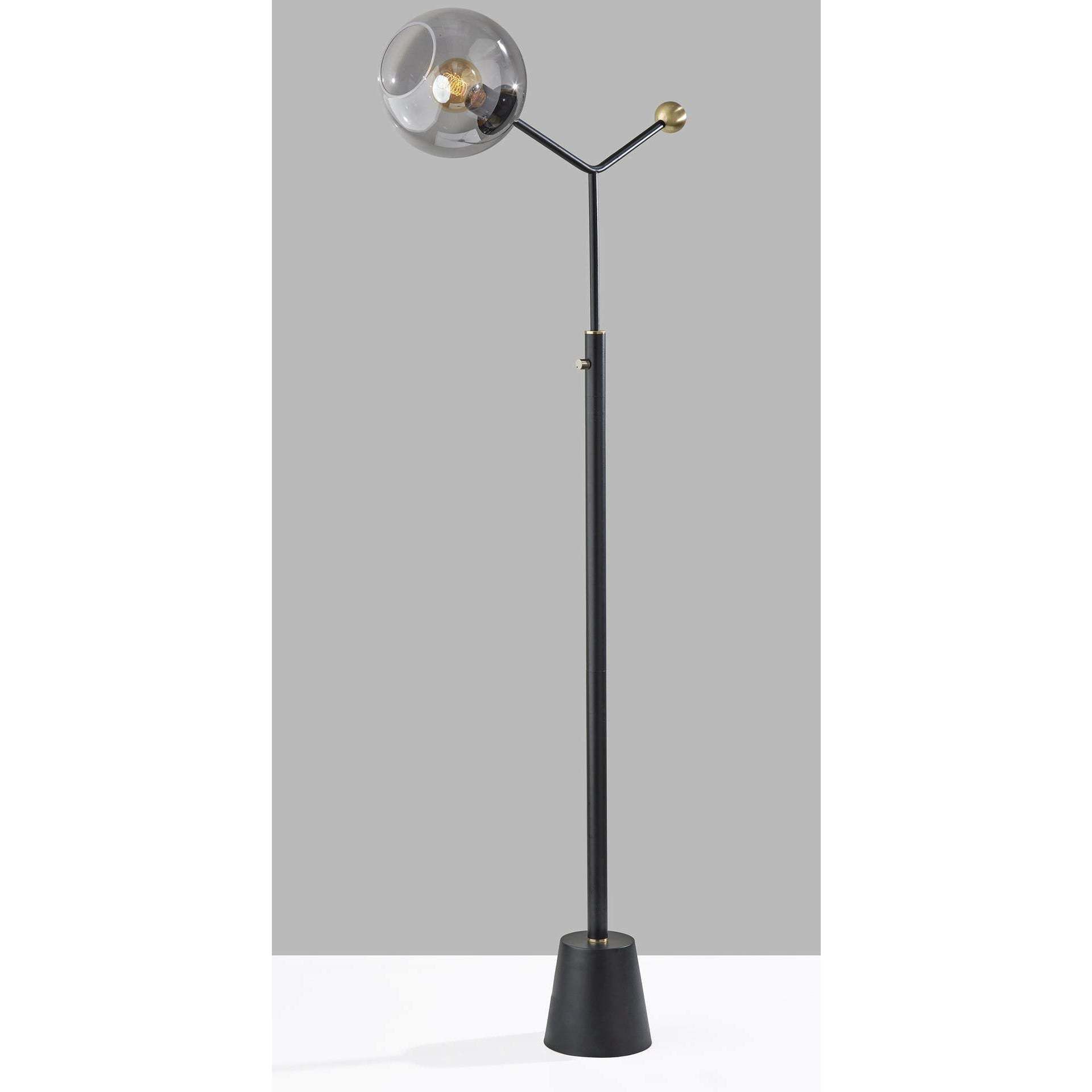 Dusk 62 inch 40.00 watt Black Floor Lamp Portable Light