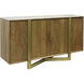 Astoria 68 X 17 inch Light Tobacco and Brass and White Sideboard