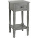 Hampton 28 X 14 inch Antique Gray End/Side Table
