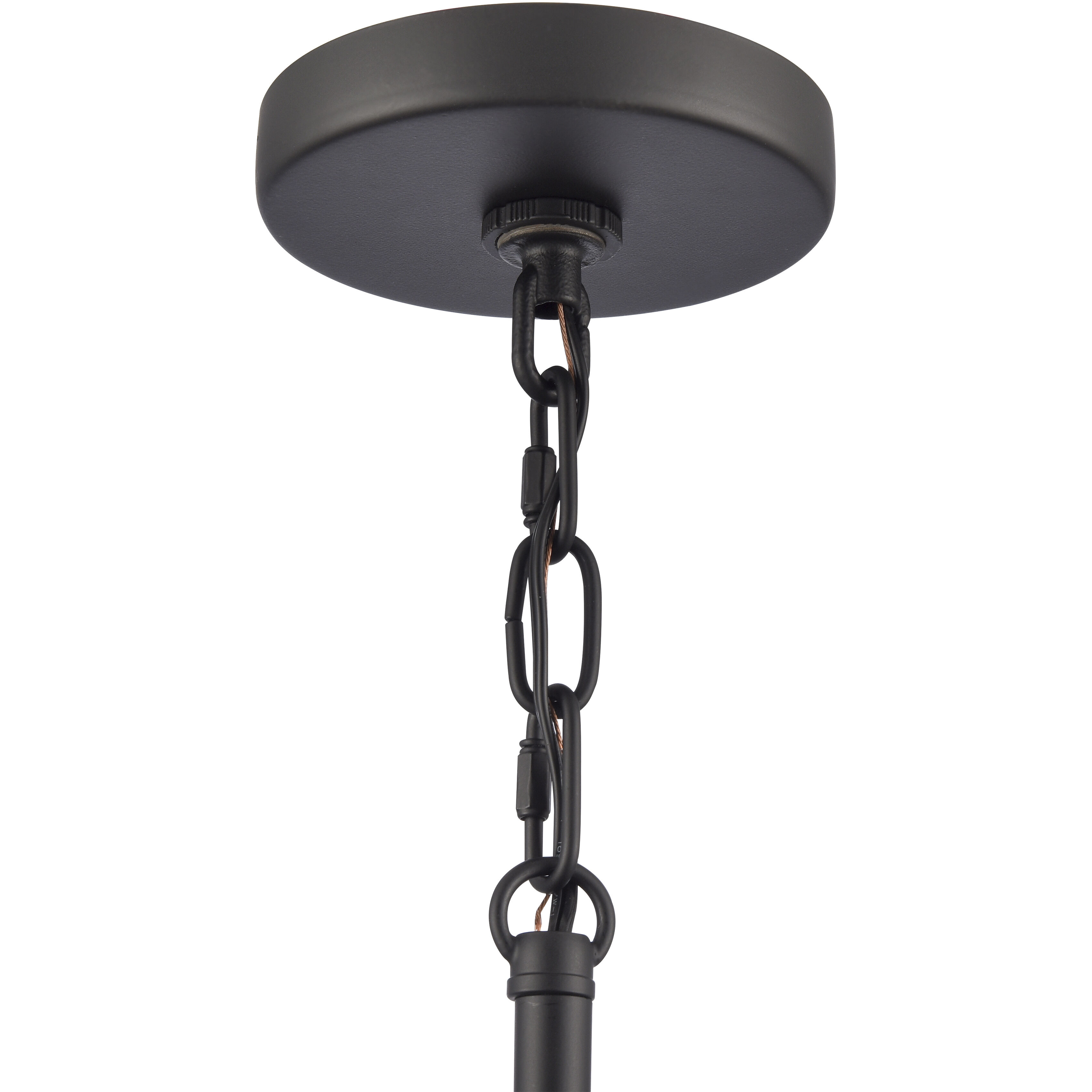 Julian Pendant Ceiling Light in Matte Black