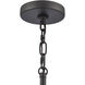 Julian 1 Light 14 inch Matte Black Pendant Ceiling Light