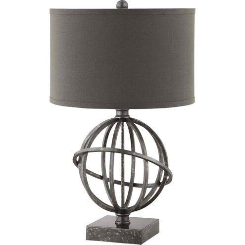 Lichfield 25.25 inch 150 watt Pewter Table Lamp Portable Light