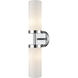 Tristen 2 Light 20 inch Chrome Vanity Light Wall Light