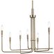 Juniper 8 Light 36 inch Antique Gold Chandelier Ceiling Light
