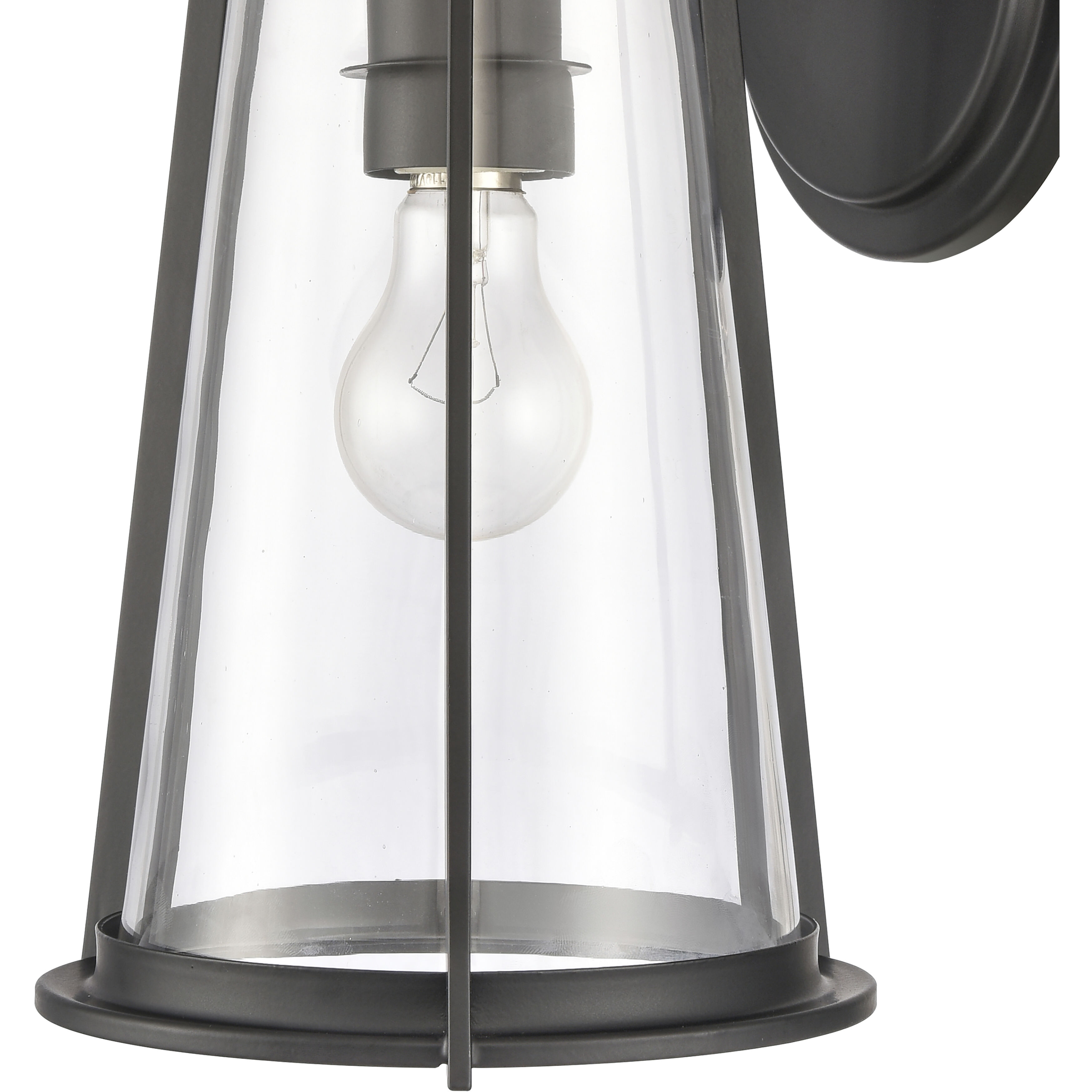 Kennison 1 Light 13 inch Matte Black Outdoor Wall Sconce