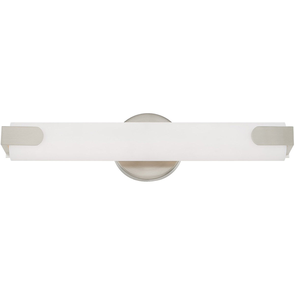 Lund LED 4 inch Brushed Nickel ADA Bath Vanity Wall Light