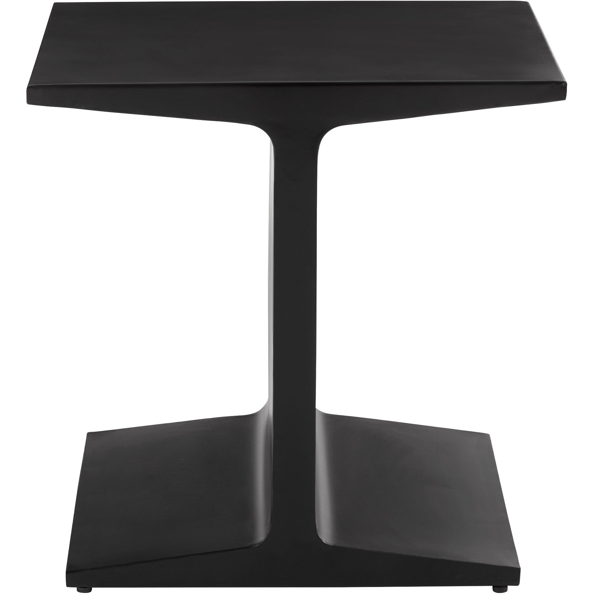 Anvil 24 X 24 inch Black Side Table