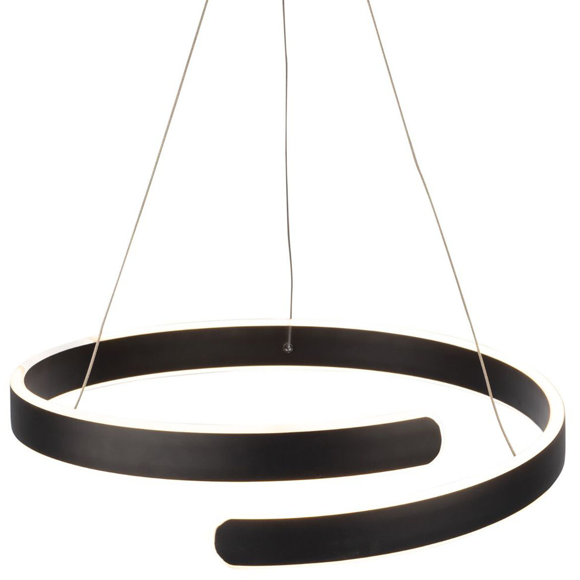 Sirius LED 19.75 inch Black Chandelier Ceiling Light