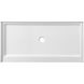 Laredo Glossy White Shower Base in 60 x 30 Center Drain
