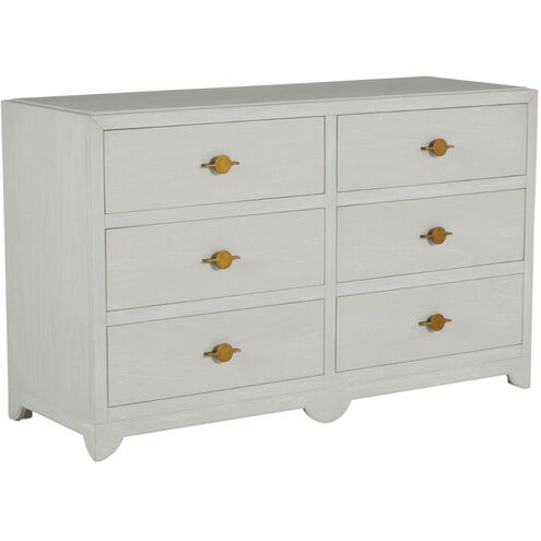 Fairmont Cerused White / Stained Gold Dresser