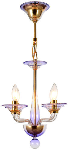 Stella 4 Light 15 inch Gold Mini Chandelier Ceiling Light in Gold (GD)