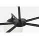 Nube 5 Light 26 inch Midnight Black Chandelier Ceiling Light in Standard
