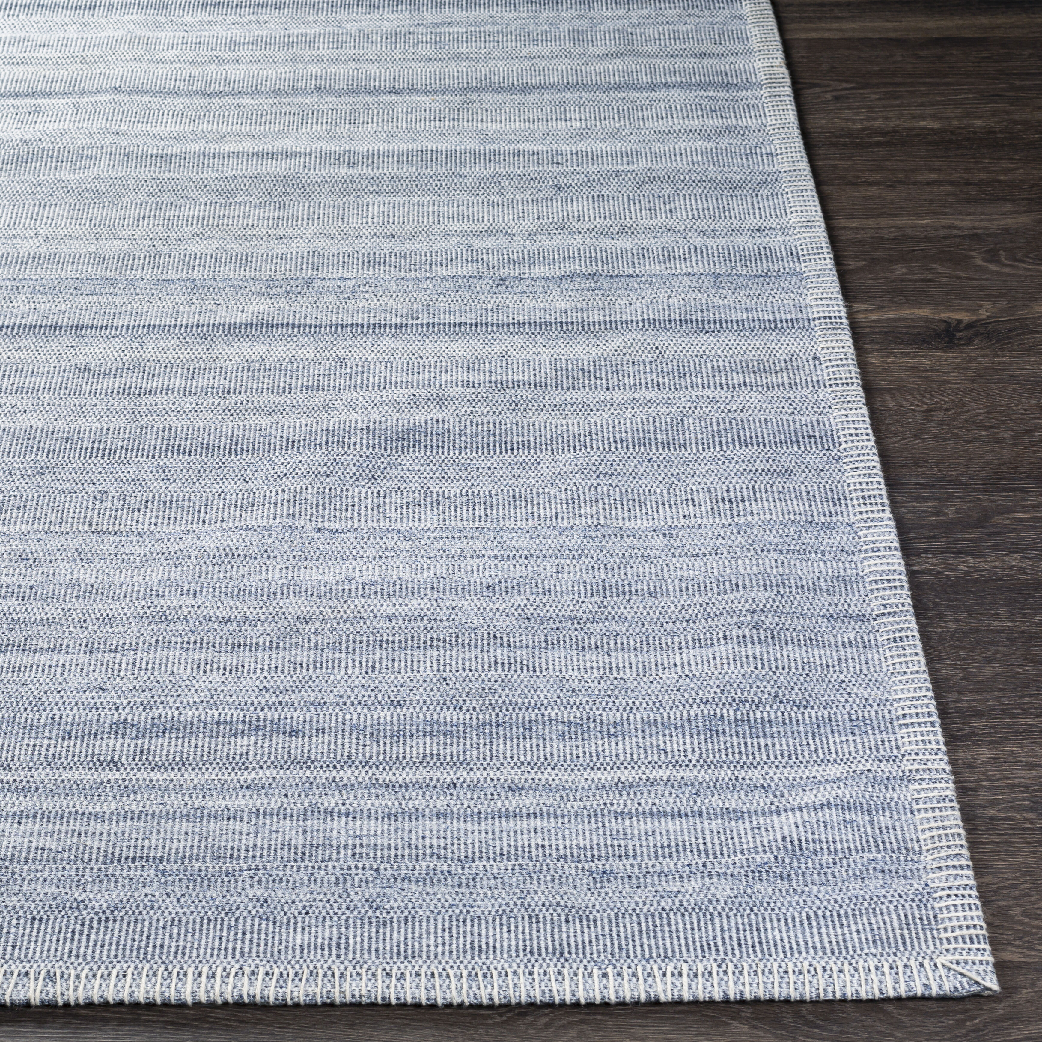 Irvine 120 X 96 inch Denim Rug in 8 x 10, Rectangle