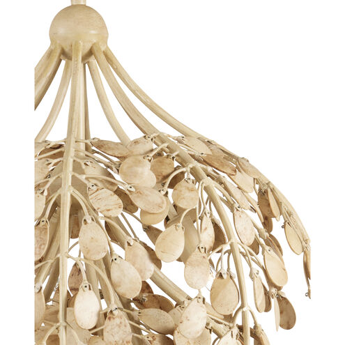 Maypan 6 Light 20 inch Coco Cream/Natural Pendant Ceiling Light