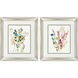 Delicate Flowers Multi and Green and Brown and Pink Framed Art, Propac