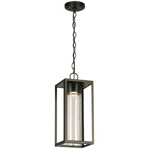 Walker Hill LED 7 inch Matte Black Outdoor Pendant