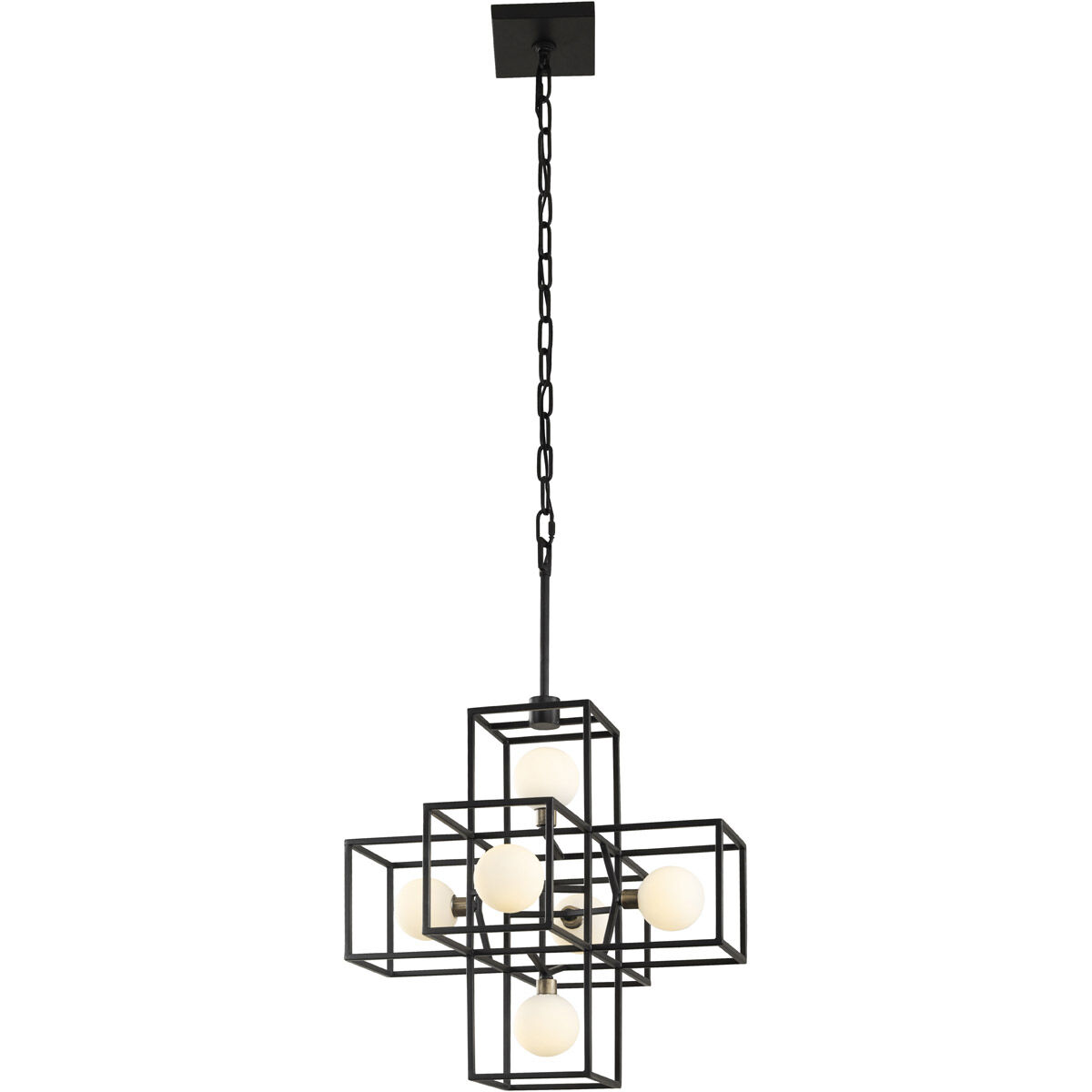 Plaza LED 17.5 inch Carbon and Havana Gold Pendant Ceiling Light