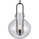 Monica 1 Light 13 inch Matte Black Pendant Ceiling Light